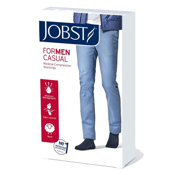 Jobst Men Casual K1 Kne Sort S 1 par