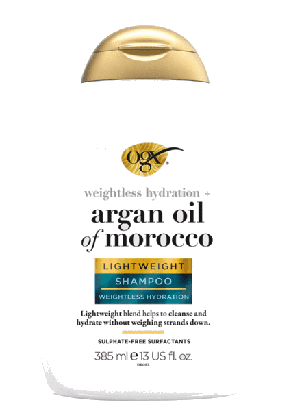 Ogx Moroccan Argan Oil Lightweight Shampoo 385ml
