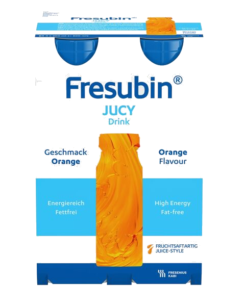 Fresubin Jucy Drink Næringsdrikk Appelsin 4X200 ml