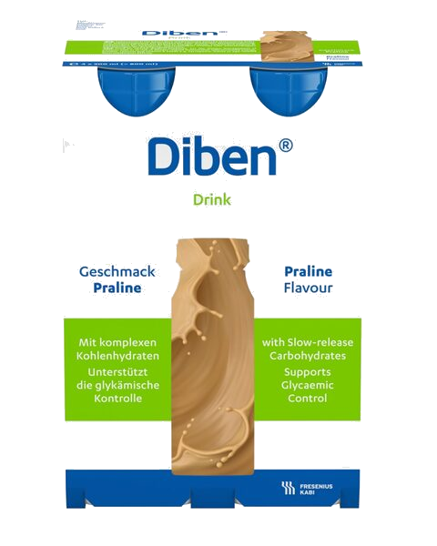 Diben Drink Næringsdrikk Nougat 4x200 ml
