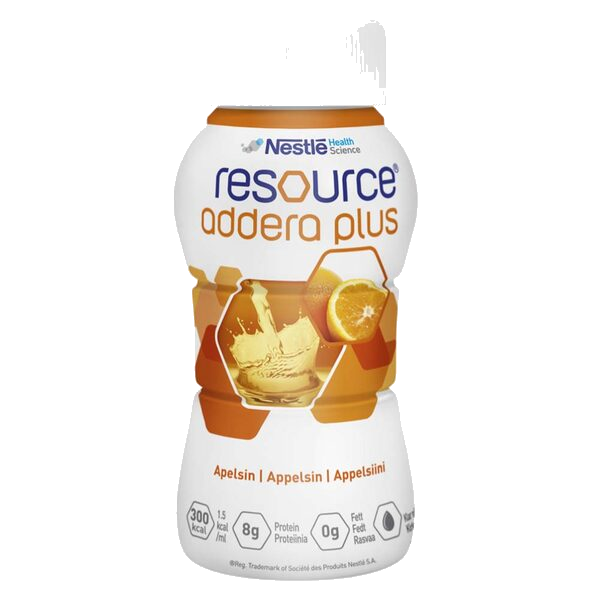 Resource Addera Plus Næringsdrikk Appelsin 4X200 ml