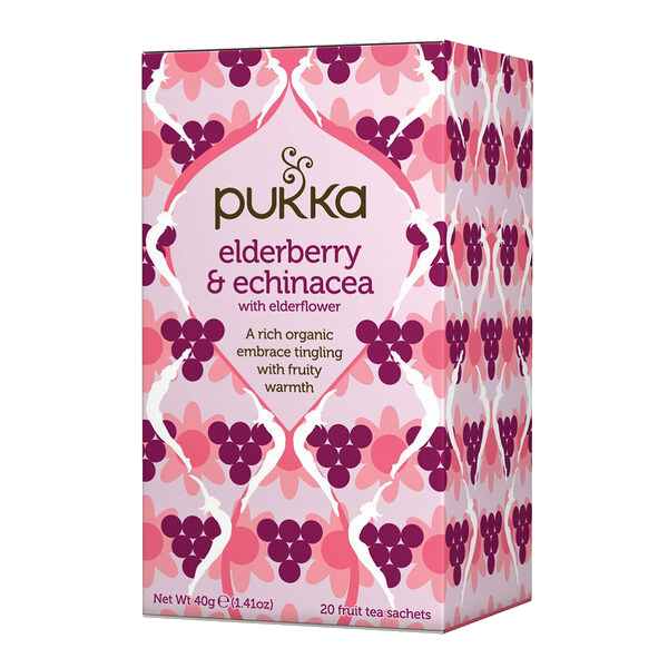 Pukka Elderberry&Echina Urtete 20 stk