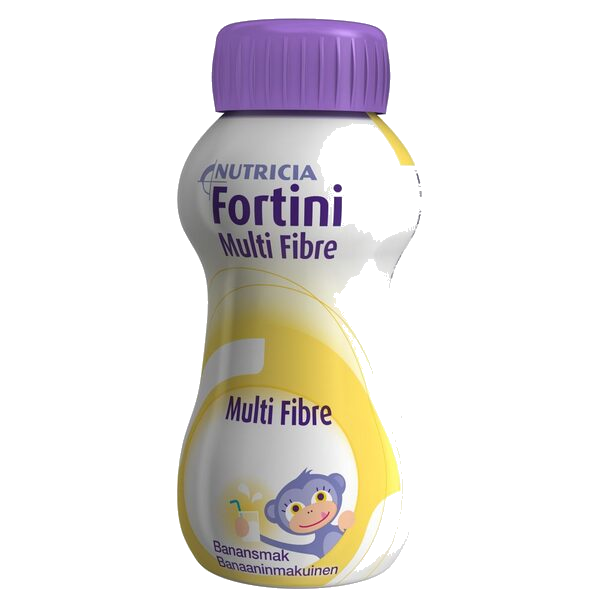 Fortini Multi Fibre Næringsdrikk Banan 4X200 ml