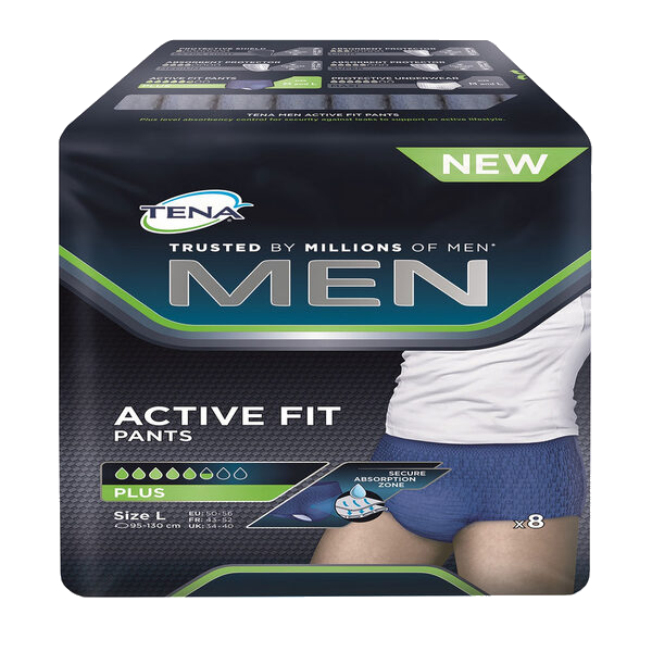 TENA Men Pants Active Fit, buksebleie, L , 10 stk