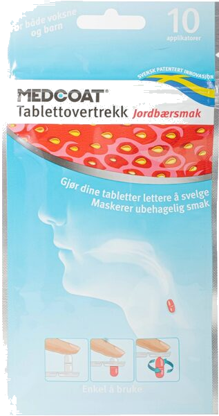 Medcoat tablettovertrekk jordbær